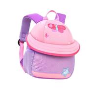 kowaku Sac à Dos Mignon en Forme de Champignon pour Enfants, Mini Sac de Voyage, Cartable 3D, pour Enfants de 3 à 6 Ans, L, Papillon Violet