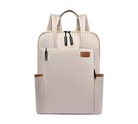 kowaku Sac à Dos pour Ordinateur Portable Garçon/Fille, élégant et Décontracté, Idéal pour L'école et Les Loisirs. Grande Capacité, Compatible avec, Beige