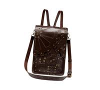 kowaku Sac à Main Crossbody sampunk pour Femmes Hommes de Costume de Costume pute de téléphone en Cuir PU, Brun Foncé
