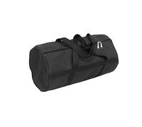 kowaku Sac à outils à glissière Sac organisateur d'outils Bouche large Grande capacité Porte-outils Fourre-tout en toile Pochette à outils pour électricien, noir grand