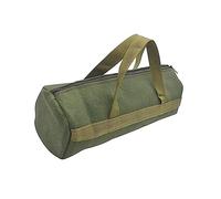 kowaku Sac à outils à glissière Sac organisateur d'outils Bouche large Grande capacité Porte-outils Fourre-tout en toile Pochette à outils pour électricien, Vert grand