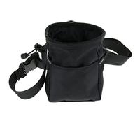 kowaku Sac Banane Friandises Chien Poche Récompenses Alimentaire Pochette Chiot Compact Polyestère Étanche Léger Adapté Promenade Course Entraînement, Noir