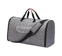 kowaku Sac de Sport pour vêtements, Sac à Bagages, Sac à vêtements, fourre-Tout, Grande Entreprise, Sac de Nuit résistant à l'eau, Sac de Costume léger, Gris