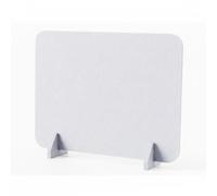kowaku Séparateur de Bureau Paravent de Table Écran Anti-regard Cloison en Feutre Doux pour Réduire les Distractions et Délimiter les Espaces Adaptés Espace, Light Gray, 30-40cm
