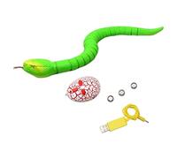 kowaku Serpent Jouet pour Enfant, Modèle Animal Télécommandé, Farce électrique D'Halloween, Vert, Multi