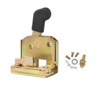 kowaku Serrure de Poignée Verrouillage Robuste Kit Loquet Métal Résistant Installation Aisée Adapté pour Tricycle Électrique Équipement Véh, Droite