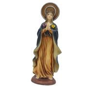 kowaku Statue de Notre-Dame de Grâce en prière, 19,8 cm, sculpture catholique, cadeau de Noël, décoration de table