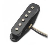 kowaku String Device Pickup Micro Chevalet Micro Milieu Micro Manche Set Micro Guitare Électrique Alnico 5 Clarté des Cordes Dynamique Équilibrée Blues Rock, Noir, Chevalet