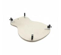 kowaku Support de Fût pour Guitare Outil Gabarit Défonceuse Liaison Réglable Système Lever et Bloquer Maintien Ferme Du Corps en Contreplaqué Convient Atelier Luthier Découpe Réparation