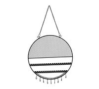 kowaku Support Mural pour Boucles d'oreilles Rondes à Suspendre avec chaînes et Crochets, Les Bijoux en Un Seul Endroit. Matériau Robuste pour
