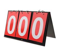 kowaku Tableau de Score Numérique Portable pour Le Tennis, Le Basketball et Le Badminton - Compact et Pratique, Rouge, 28x16cm