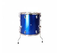 kowaku Tambour de Cheerleading Instrument Percussion Équipe Bâtons et Sangle Poplar Bois Stable Création d'Ambiance pour Procession Supporters Fête Scolaire, Bleu Saphir, Avec Support