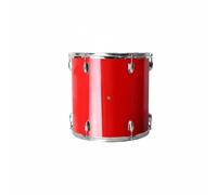 kowaku Tambour de Cheerleading Instrument Percussion Équipe Bâtons et Sangle Poplar Bois Stable Création d'Ambiance pour Procession Supporters Fête Scolaire, Rouge Chinois, Sans Support