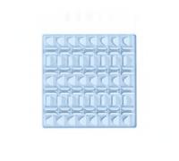 kowaku Tapis de Nourrissage pour Animaux d'alimentation Antidérapant d'Occupation Surface à Labyrinthe pour Freiner l'Ingestion Rapide et Adapté aux Chiens Chats, Bleu Ciel