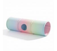 kowaku Tapis Tunnel Rafraîchissant pour Chat Lit Tunnel Tapis Accès Pratique par Ouverture Latérale et Fenêtre Surface Lisse en PVC avec Gel Structure Stable, 120 25cm