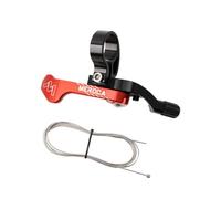 kowaku Tige de Selle télescopique pour vélo, Levier de Commande à Distance pour Tige de Selle, Levier de Commande à Distance pour Tige de Selle télescopique, Noir Rouge