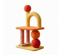 kowaku TR pr Chat Hamac | Robuste, TR pr Chat Plateforme, Compact, Appartement, Style B