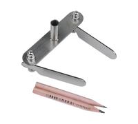 kowaku Trusquin de Menuisier Professionnel en Acier Inoxydable, Jauge de Centrage Réglable de Précision, Outil de Traçage Central pour Travail du Bois, Ébénisterie et Fabrication de Meubles