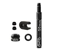 kowaku Tubes de Vélo de Route VTT Tubes à Valve Presta Extension de Vide Universelle, 50mm Noir