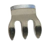 kowaku Violin Mute Accessoire Silence Pratique Claw Métal pour Réduire Le Volume et Absorber Les Vibrations Adapté Aux Débuts Pratique Nocturne Cadeau, Argent