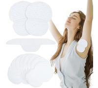 Koxtyzo 80 Pièces Anti Transpirant Aisselles Auto-Adhésifs, Patch Anti Transpiration avec 10 Autocollants de Collier, Invisible Patch Transpiration Aisselles en Coton, pour Homme et Femme Absorbant