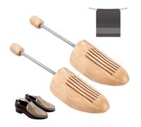 Koxtyzo Embauchoir en Bois, Embauchoirs à Chaussures pour Femmes et Hommes avec Sac de Rangement, Respirant et Infroissabl, pour Bottes, Chaussures Habillées et Baskets, Tailles 42-46