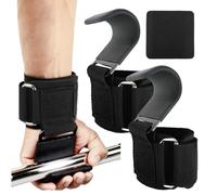 Koxtyzo Fitness Crochets d'haltérophilie pour Hommes et Femmes, Rembourrage de Poignet épais, pour Powerlifting, Levage et Tirage de Barre, Rows et Deadlift