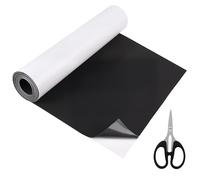 Koxtyzo Rouleau de Mousse Autocollante, Plaque de Mousse de Néoprène 300 mm (L) x 1,5 mm (P) x 1,5 m (L), Anti Vibrations Antidérapantes Protège Vos Meubles et Plancher Tapis (Noir)