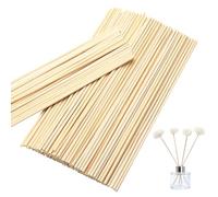 KOXXIAMOQ 250 Pièces Batonnet en Bois, Baguette Bois 300mm x 4mm, Bâtonnets Bâtons en Balsa Naturel, Batonnets Boispour pour Sculpture, Bricolage, Modélisme, Décoration (Rond)
