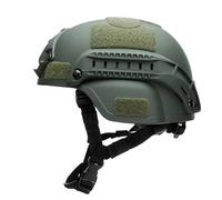 Koyheng Casque Tactique Mich 2000, Casque Airsoft ACH Réglable avec Protection Auditive, Support NVG Avant et Rail Latéral