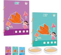 Koyoata Livre d'apprentissage de la géométrie 3D avec 9/12/15 solides pour enfants âgés de 5 à 8 à 12 ans, pour apprendre le volume et la surface, design en corde tressée sûre (9 + 12 modèles)