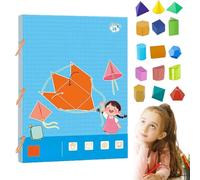 Koyoata Pull String 3D Geometry Learning Book,Boutiquefortun Geometry for Beginners with 9/12/15 Solids Geometric Models with Safe Braided Rope Design (15 Models)