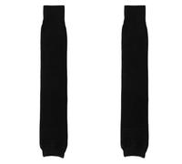 Koyojpoe Jambières En Laine Pour Femmes Et Hommes, Doublure En Cachemire Épais, Genouillères Pour L'arthrite, Jambières Chaudes D'hiver, Soutien Du Genou, Leggings De Jambe,2 Paires De Noir