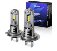 KOYOSO Ampoule H7 LED 110W 30000LM Phare pour Voiture Remplacement Halogène | 1:1 Size Design,Plug&play,CANBUS Ready,6500K Blanc,IP68,Ventilateur haute vitesse,No Adapter Required, Lot de 2