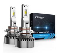 KOYOSO Ampoules 9012/HIR2 LED 20000LM 120W pour 12V Automobiles, 6000K Blanc