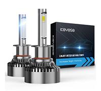 KOYOSO Ampoules H1 LED 20000LM 120W pour 12V Automobiles, 6000K Blanc
