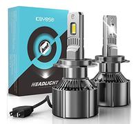 KOYOSO Ampoules H7 LED 32000LM 180W pour 12V Automobiles, 6500K Blanc