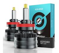 KOYOSO H11 LED Ampoule 360° 30000LM 160W Lampe d’Éclairage pour 12V Voiture, 6500K Blanc