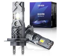 KOYOSO LED H7 100W 22000LM Ampoule LED H7 6500K, 1:1 Mini Taille Remplacement Halogène, Plug and Play, 2 Ampoules