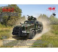 Kozak-2 State Border Protection Service Of Ukraine 1:3 5 Plastic Model Kit Icm
