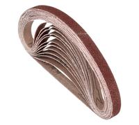 Kozelo 10 Pcs Bandes Abrasives 13mm x 254mm 80 Grits Pour Ponceuse À Bande