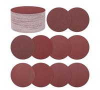 Kozelo 100 Pack Kit De Disques À Poncer 100mm 4 Pouce 40/60/80/120/180/240/320/400/600/800 Grit À Crochet et Boucles Papier Abrasif Pour Sableuse Orbitale Pour Plaque De Plâtre Bois Métal