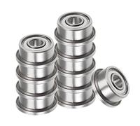 Kozelo 10pcs F693ZZ Bride Balle Roulement - [3x8x4mm] Remplacement Roue Roulements pour Brouette Tondeuse Manuel Camion Axe Utilisation, Chrome Acier, ABEC1