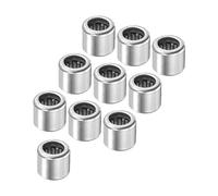Kozelo 10pcs HK0609 Aiguille Rouleau Roulements - [6mm x 10mm x 9mm] Ouvert Fin pour Boîte vitesses Emploi, Chrome Acier Rouleaux