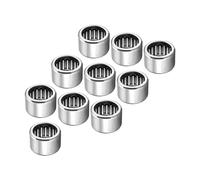 Kozelo 10pcs HK1816 Aiguille Rouleau Roulements - [18mm x 24mm x 16mm] Ouvert Terminal pour Boîte Vitesses Emploi, Chrome Acier Rouleaux