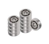 Kozelo 10pcs Profond Rainure Balle Roulements - [1mm x 3mm x 1mm] Chrome Acier Balles pour Moteurs Machine Outil Boîtes Vitesses Roulement Utilisation | Double Bouclier