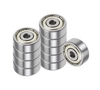 Kozelo 10pcs Profond Rainure Balle Roulements - [3mm x 13mm x 5mm] Chrome Acier Balles pour Moteurs Machine Outil Boîtes Vitesses Roulement Utilisation, Double Protection ABEC1