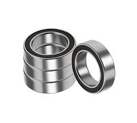 Kozelo 10pcs Profond Rainure Bille Roulements - [10mm x 15mm x 4mm] Chrome Acier Billes pour Moteurs Machine Outil Boîtes vitesses Roulement Emploi | Double Sceau