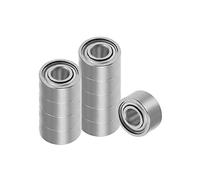 Kozelo 10pcs Profond Rainure Bille Roulements - [2mm x 5mm x 2.5mm] Chrome Acier Billes pour Moteurs Machine Outil Boîtes vitesses Roulement Emploi, Double Bouclier