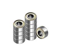 Kozelo 10pcs Profond Rainure Bille Roulements - [4mm x 9mm x 4mm] Carbone Acier Billes pour Poulies Roulettes Transmission Composants Emploi, Double Bouclier